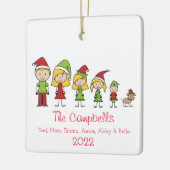 Individuelle Name Keramik Ornam Keramikornament (Links)