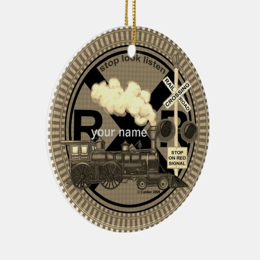 Individuelle Name Keramik Ornament (Rechts)