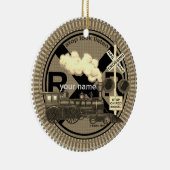 Individuelle Name Keramik Ornament (Rechts)