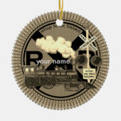 Individuelle Name Keramik Ornament (Vorne)