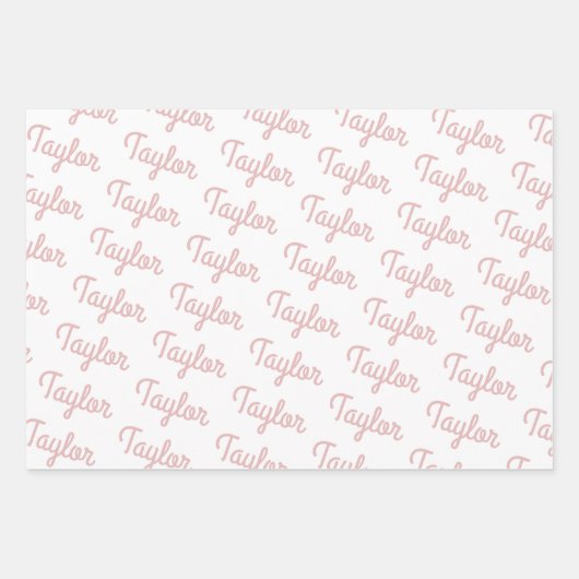 Individuelle Name Kids-Geschenk Geschenkpapier Set (Vorderseite 3)