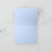 Individuelle Name Klappende Mitteilungskarten (Innenseite)