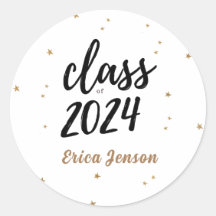 Individuelle Name-Klasse der 2024-Gold-Abschluss-C