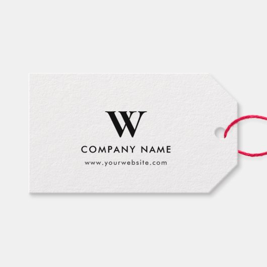 Individuelle Name-Kleidungsmarken mit String & Hol Geschenkanhänger (Vorderseite (Horizontal))