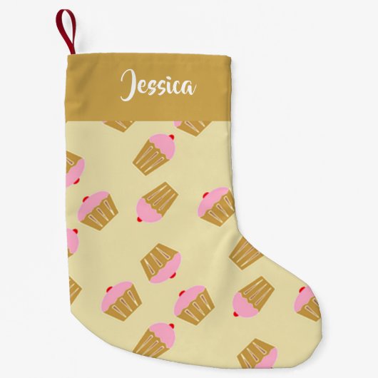 individuelle Name Kleiner Weihnachtsstrumpf (Vorderseite)