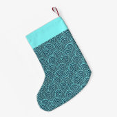 Individuelle Name Kleiner Weihnachtsstrumpf (Rückseite (Hängend))