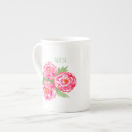 Individuelle Name Knochenerkrankung Tasse Rose Aqu