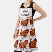 Individuelle Name Koch Erntedank Familienessen Par Schürze (InSitu)