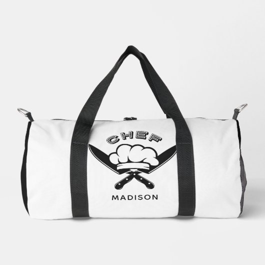 Individuelle Name-Koch-Logo Duffle Bag (Vorderseite)