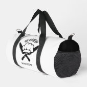 Individuelle Name-Koch-Logo Duffle Bag (Rechte Ecke)