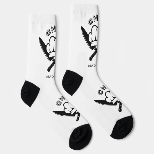 Individuelle Name-Koch-Logo Socken (Rechts)