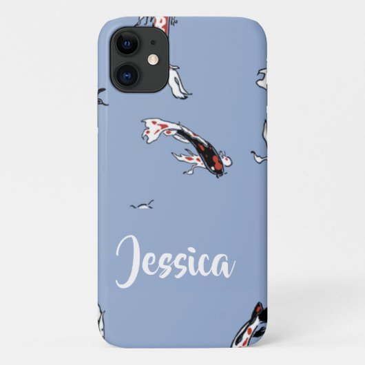 Individuelle Name Koi Case-Mate iPhone Hülle (Rückseite)