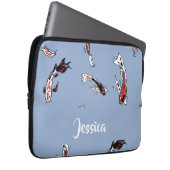 Individuelle Name Koi Laptopschutzhülle (Vorne Rechts)