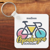 Individuelle Name Kopenhagen Dänemark Schlüsselanhänger (Vorderseite)