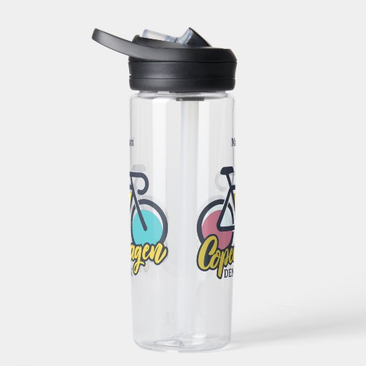 Individuelle Name Kopenhagen Dänemark Trinkflasche (Rechts)