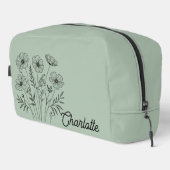 Individuelle Name Kosmetische Tasche - Geburtstags (Rechte Ecke)