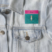 Individuelle Name Krankenschwester Pastell Robin E Button (Beispiel)
