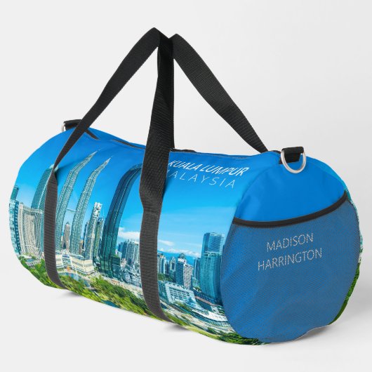 Individuelle Name Kuala Lumpur Malaysia Duffle Bag (Rechte Ecke)