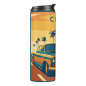 Individuelle Name Kuba Auto Illustration Thermosbecher (Nach links gedreht)