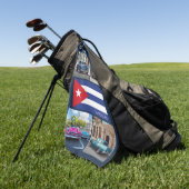 Individuelle Name Kuba Golfhandtuch (Gras)
