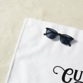 Individuelle Name Kuba Liebe Strandtuch (Beispiel)