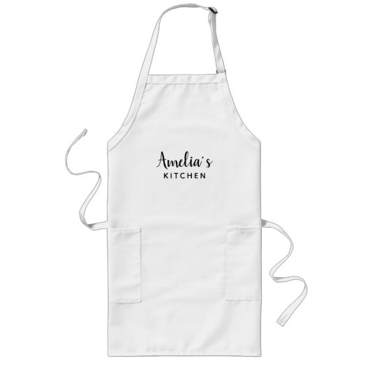 Individuelle Name Küche Geschenk Schürze (Vorne)