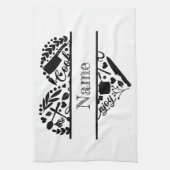 Individuelle Name Küchentücher Geschenk (Vertikal)