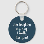 Individuelle Name Künstlerischer Niedlicher Cat Mo Schlüsselanhänger (Rückseite)