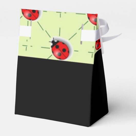 Individuelle Name-Ladybugs-Muster Geschenkschachtel (Rückseite)