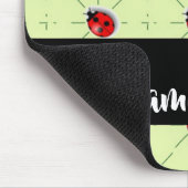 Individuelle Name-Ladybugs-Muster Mousepad (Ecke)