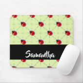 Individuelle Name-Ladybugs-Muster Mousepad (Mit Mouse)