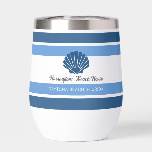 Individuelle Name & Lage Beach House (Rückseite)