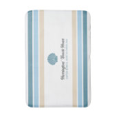 Individuelle Name & Lage Beach House Badematte (Vorderseite Vertikal)