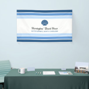 Individuelle Name & Lage Beach House Banner
