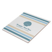 Individuelle Name & Lage Beach House Fliese (Seite)