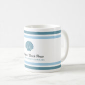 Individuelle Name & Lage Beach House Kaffeetasse (VorderseiteRechts)