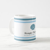 Individuelle Name & Lage Beach House Kaffeetasse (Vorderseite Links)