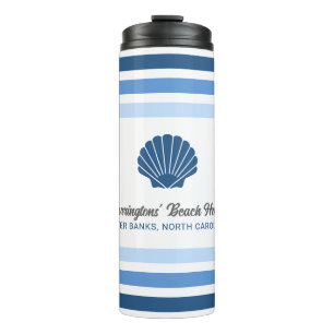 Individuelle Name & Lage Beach House Thermosbecher