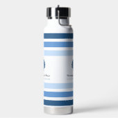 Individuelle Name & Lage Beach House Trinkflasche (Links)