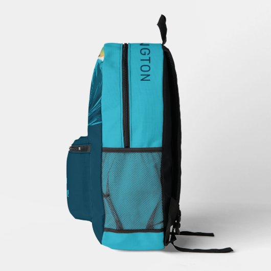 Individuelle Name & Lage Dolphin Bedruckter Rucksack (Rechts)