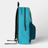 Individuelle Name & Lage Dolphin Bedruckter Rucksack (Links)