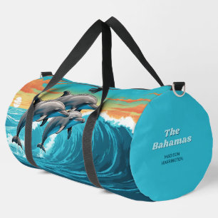 Individuelle Name & Lage Dolphin Duffle Bag
