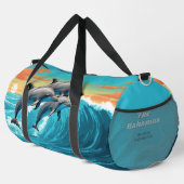 Individuelle Name & Lage Dolphin Duffle Bag (Rechte Ecke)