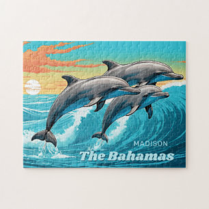 Individuelle Name & Lage Dolphin Puzzle