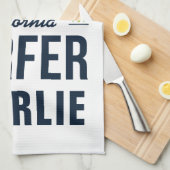 Individuelle Name & Lage Handtuch (Viertel Falte)