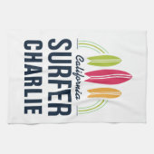 Individuelle Name & Lage Handtuch (Horizontal)