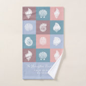 Individuelle Name & Lage - Muster Badhandtuch Set (Handtuch)