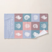 Individuelle Name & Lage - Muster Badhandtuch Set (Handtuch)
