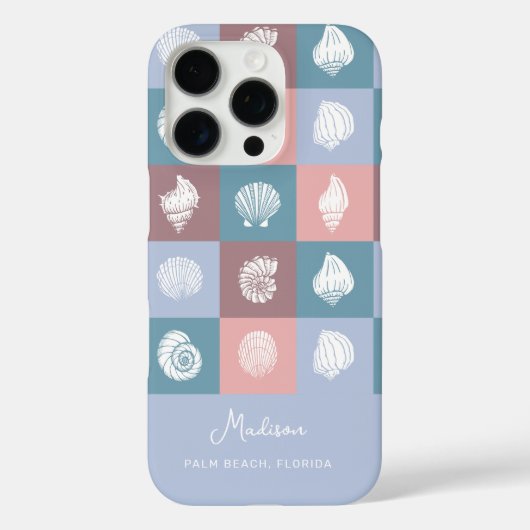 Individuelle Name & Lage - Muster Case-Mate iPhone Hülle (Rückseite)