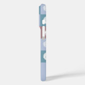 Individuelle Name & Lage - Muster Case-Mate iPhone Hülle (Rückseite / Links)